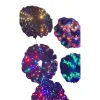 Colorful lighting decorations, Christmas wreaths, festive atmosphere hanging ornaments, suitable for both indoor and outdoor use Item Picture